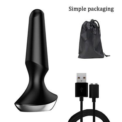 Satisfyer Plug-Ilicious 2 App รีโมทคอนโทรลนวดต่อมลูกหมาก Buttplug ของเล่นสำหรับชาย Vibrator ซิลิโคนวัสดุหญิง Anal Plug