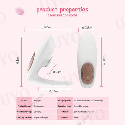 เยอรมนี Satisfyer Pro4 คู่ดูด G-Spot ซิลิโคน UYO เครื่องสั่น Dildo ของเล่นผู้ใหญ่กระตุ้น Clitoral ดูดของเล่น