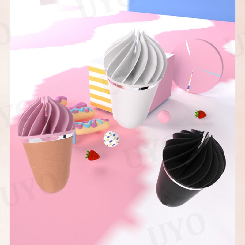 Germany Satisfyer Sweet Treat Ice Cream Cone Vibrator ของเล่นทางเพศสำหรับผู้หญิง ซิลิกาเจลนุ่มกระตุ้นคลิตอริส UYO Mini ของเล่นผู้ใหญ่