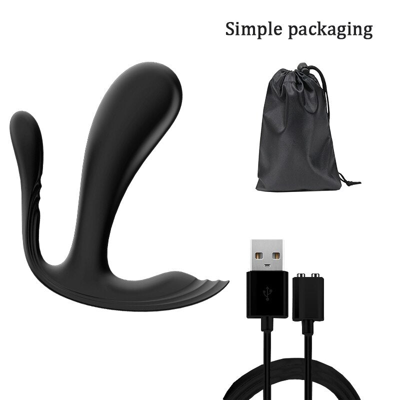 Satisfyer Top Secret + เครื่องสั่นซิลิโคนแบบสวม รีโมตแอปควบคุมสำหรับผู้หญิง เครื่องสั่นรูปตัว G เครื่องกระตุ้นคลิทอริส และปลั๊กเสียบทางทวารหนัก