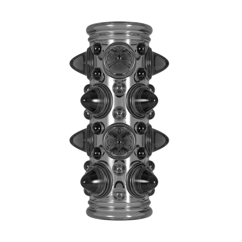 Sex Shop Silicone Reusable Penis Sleeve Delayed Ejaculation Chastity Device Lock Sperm Penis Erection Erotic Sex Toys For Men