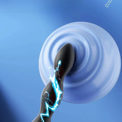 Anal Vibrator Electric Shock Anal Sex Plug Sex Toys Silicone Beads Vibrator Wireless Remote Control Anal Sex Toys for Women
