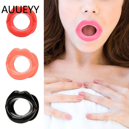 อุปกรณ์ปากกระจับซิลิโคนเปิดปาก O-Ring สำหรับเล่น BDSM สไตล์เฟทิชและสำหรับคู่รัก