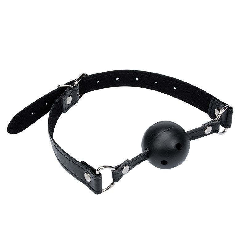 อุปกรณ์ปากกระจับซิลิโคนเปิดปาก O-Ring สำหรับเล่น BDSM สไตล์เฟทิชและสำหรับคู่รัก