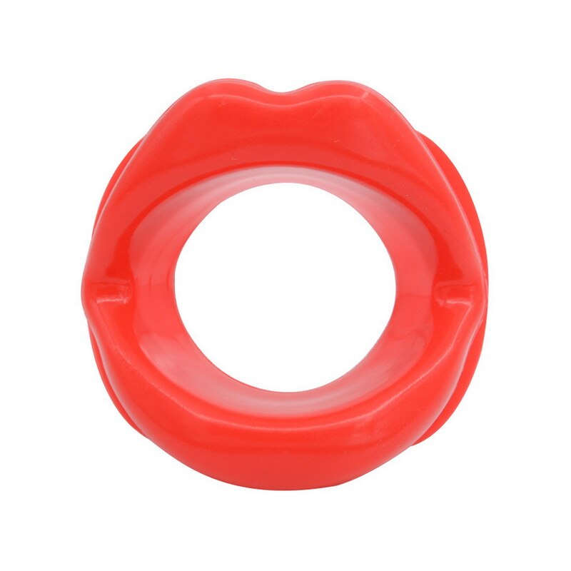อุปกรณ์ปากกระจับซิลิโคนเปิดปาก O-Ring สำหรับเล่น BDSM สไตล์เฟทิชและสำหรับคู่รัก
