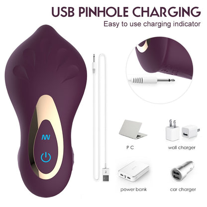 เซ็กซ์ทอย 2IN1 เครื่องสั่นดูดสำหรับผู้หญิง 9 ความถี่ กันน้ำ กระตุ้นจุดจีและปุ่มคลิตอริส