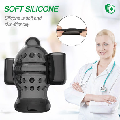 ของเล่นทางเพศสำหรับผู้ชาย เครื่องฝึกอวัยวะเพศชาย หัวสั่นกระสุน เครื่องเพิ่มสมรรถภาพทางเพศ ช่วยชะลอการหลั่ง เครื่องฝึกหัวอวัยวะเพศชาย การแข็งตัวของอวัยวะเพศชายสำหรับการสำเร็จความใคร่ด้วยตนเอง