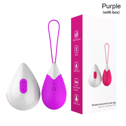 ซิลิโคนไข่สั่นแบบไร้สาย ลูกบอลช่องคลอดแบบสั่น ออกกำลังกาย ลูกบอลรักอัจฉริยะ รีโมทควบคุมไข่กระโดดแบบสั่น ของเล่นทางเพศสำหรับผู้หญิง