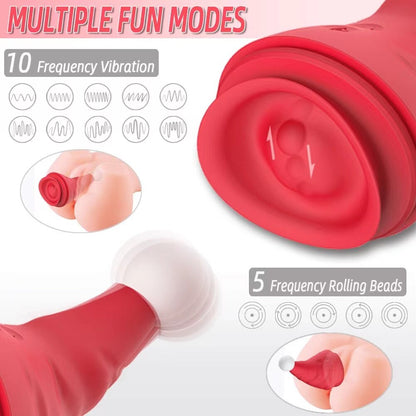 Snowman Clit Sucker Vibrator เซ็กซ์ทอยสำหรับผู้หญิงผู้ใหญ่18หัวนมคริสต์มาสหญิง Clitoris สูญญากาศกระตุ้นดูดช่องคลอด Oral