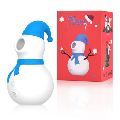 Snowman Clit Sucker Vibrator เซ็กซ์ทอยสำหรับผู้หญิงผู้ใหญ่18หัวนมคริสต์มาสหญิง Clitoris สูญญากาศกระตุ้นดูดช่องคลอด Oral