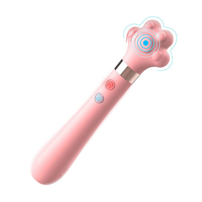 Soft น่ารัก Cat Claw Double Vibrator ซิลิโคนกันน้ำ Wand Masturbator ของเล่นทางเพศสำหรับหญิงช่องคลอด G-Spot Anal นวด Shop