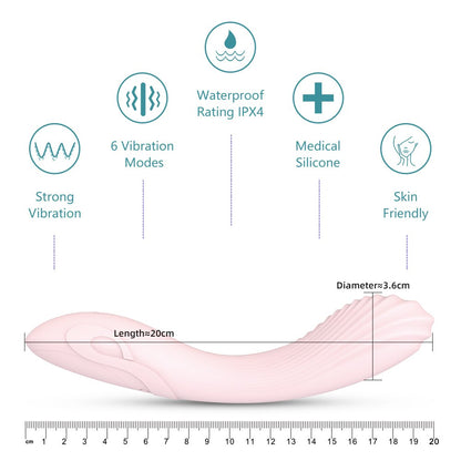 Soft G Spot Vibrator สำหรับผู้หญิง Clitoris หัวนม Vagina Stimulator ที่มีประสิทธิภาพหญิง Masturbator ผู้ใหญ่เซ็กซ์ทอย Drywell Lolita