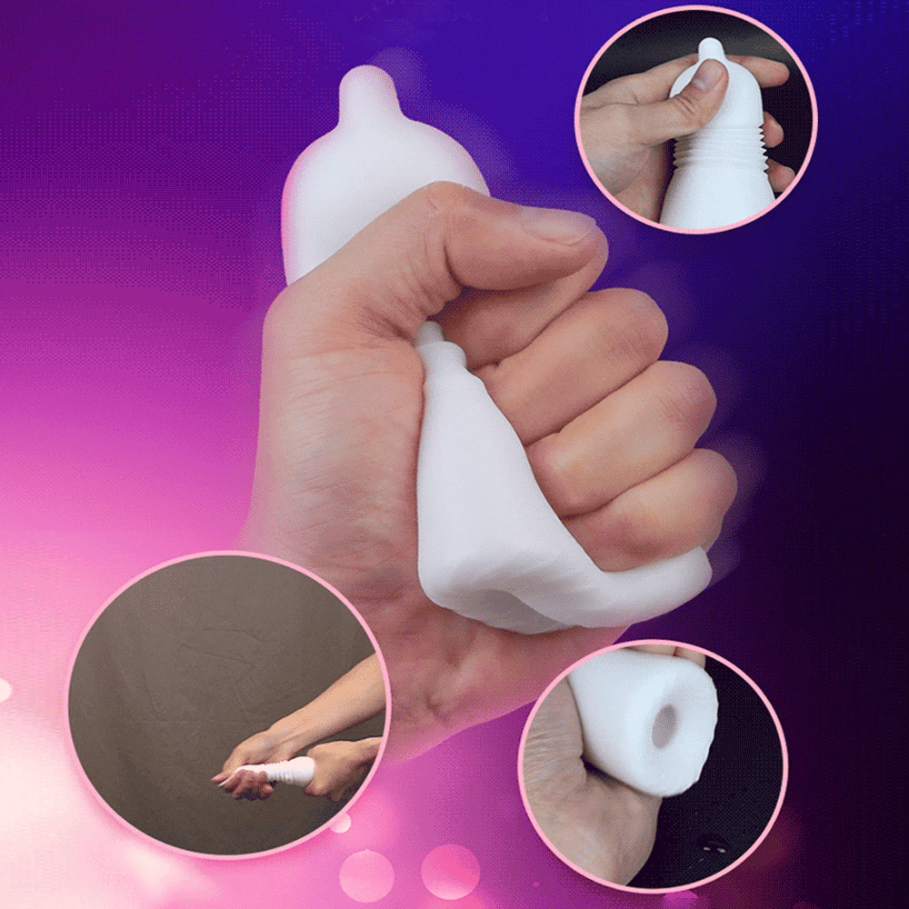 สำเร็จความใคร่แบบ Soft Stick สำหรับผู้ใหญ่, ของเล่นสำหรับชาย, ปั๊มนวดอวัยวะเพศชายซิลิโคน, ตัวฝึกให้คงทนยาวนาน, ช่องคลอดเทียมเสมือนจริง, ถ้วยช่วยสำเร็จความใคร่