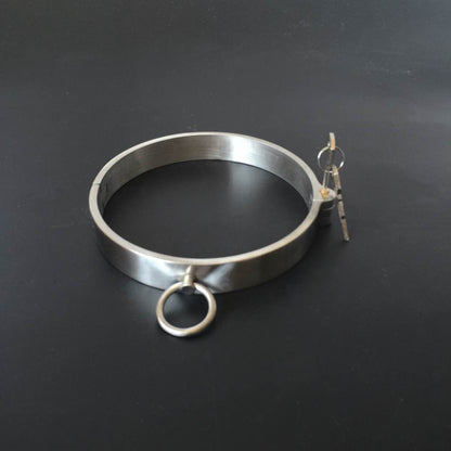 กุญแจมือข้อเท้าสเตนเลสสตีล โซ่ปลอกคอ กุญแจมือโซ่ BDSM สำหรับรัด สลักล็อคที่มองไม่เห็น อุปกรณ์ช่วยตัวเองทางเพศ