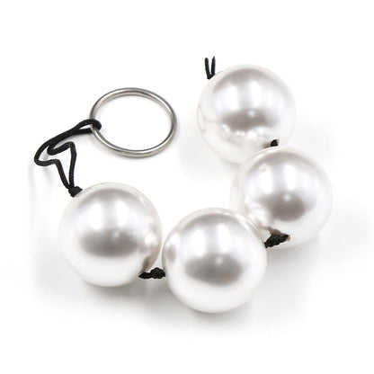 Super Large Pearl Anal Plugs ลูกปัดทวารยาว ปลั๊กทวาร ลูกบอลช่องคลอด ของเล่นผู้ใหญ่สำหรับผู้หญิง ผู้ชาย ที่ช่วยสำเร็จความใคร่ทางทวารหนัก แบบพกพา ที่ขยายทวารหนัก