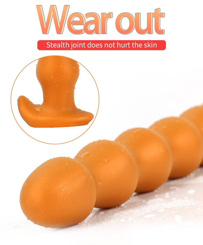 Super Long Anal Plug Penis Prostate Massage Anus Dilator Vagina Masturbation Adult for Women and Men Anal Beads Fisting Sex Toys
