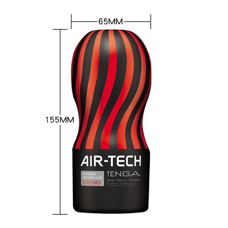 TENGA Reusable Vacuum Masturbators Original Air-Tech ช่องคลอดซิลิโคนนุ่มจริง อวัยวะเพศชายของเล่นผู้ชายถ้วยช่วยตัวเองแบบพกพาเซ็กซี่