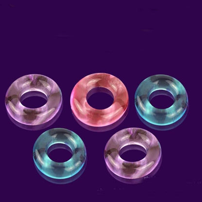 TPE Lock Sperm Rings Sex Toys สำหรับผู้ชาย อุปกรณ์สำหรับเล่นเซ็กส์ แหวนรัดโคนอวัยวะเพศชายเพิ่มการแข็งตัวของอวัยวะเพศ ชะลอการหลั่ง สำหรับผู้ใหญ่ ปลอกสวมอวัยวะเพศชาย 1 ชิ้น