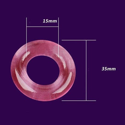 TPE Lock Sperm Rings Sex Toys สำหรับผู้ชาย อุปกรณ์สำหรับเล่นเซ็กส์ แหวนรัดโคนอวัยวะเพศชายเพิ่มการแข็งตัวของอวัยวะเพศ ชะลอการหลั่ง สำหรับผู้ใหญ่ ปลอกสวมอวัยวะเพศชาย 1 ชิ้น