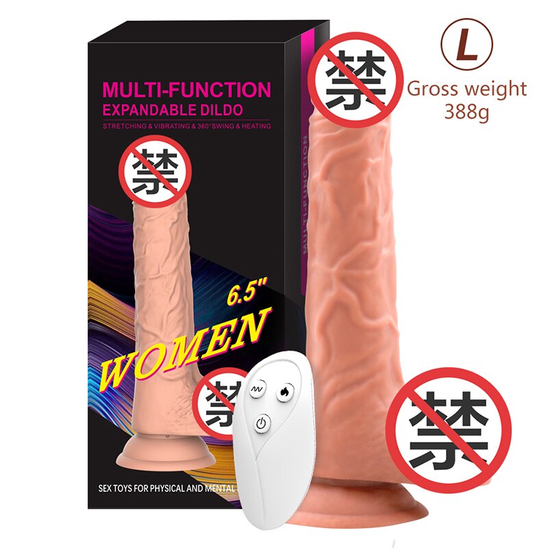 กล้องส่องทางไกลความร้อน Dildo Vibrator G-Spot นวดขนาดใหญ่สมจริง Penis เร้าอารมณ์ Anal เซ็กซ์ทอยสำหรับผู้หญิงผลิตภัณฑ์สำหรับผู้ใหญ่