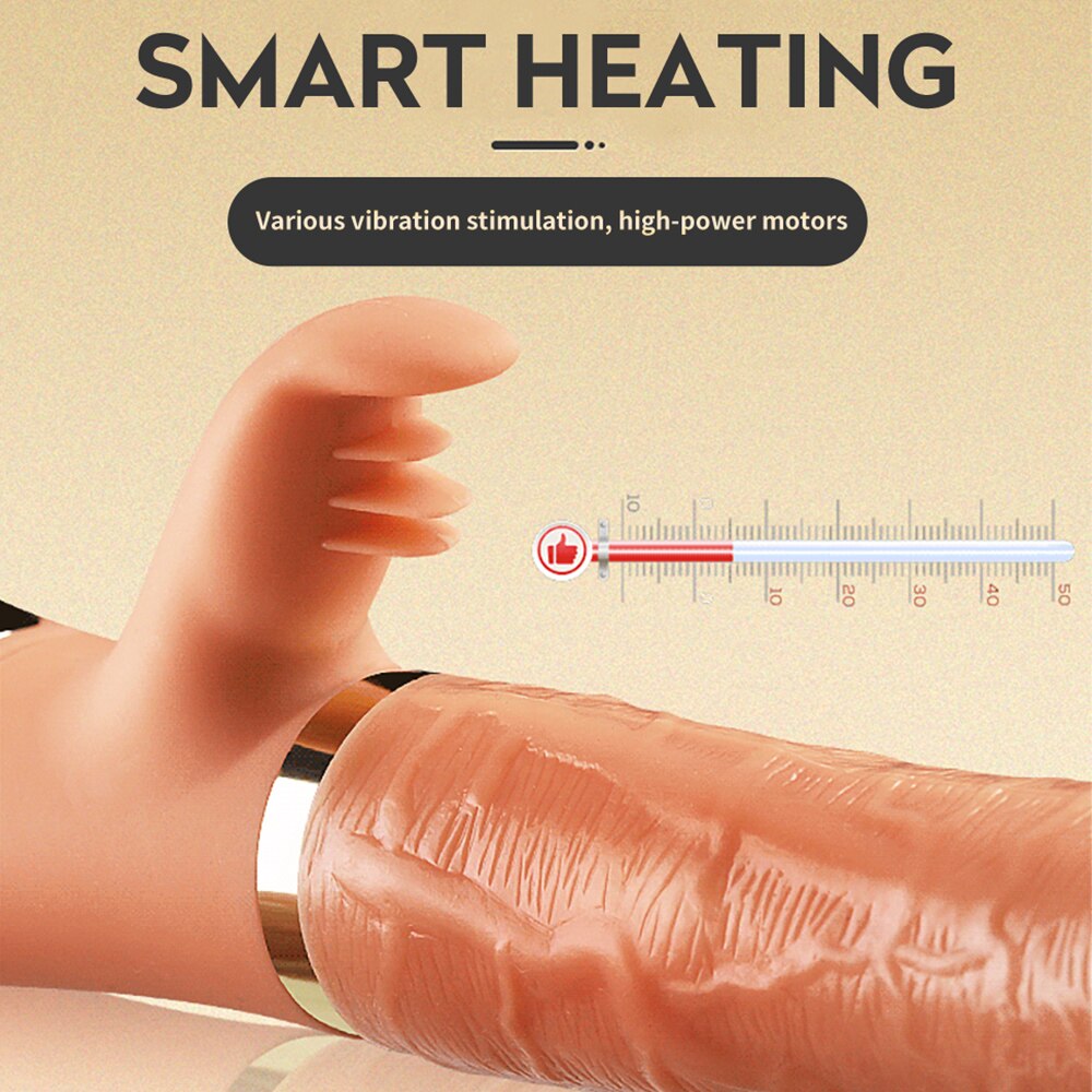 มือถือ Thrusting Dildo Vibrator สำหรับผู้หญิง Clit เลียของเล่นผู้ใหญ่ เครื่องช่องคลอดช่องคลอดเครื่องมือหญิง Masturbator