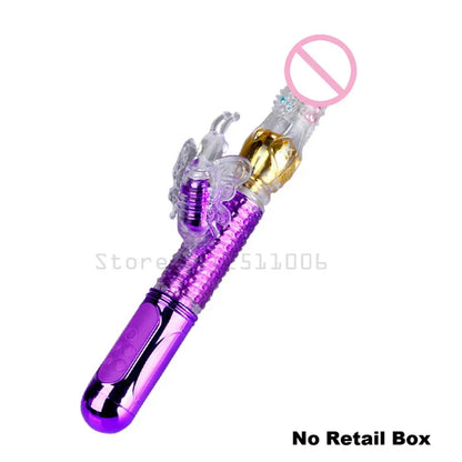 เครื่องนวดสั่นแบบยืดหดได้ USB สำหรับผู้หญิง อุปกรณ์ช่วยการมีเพศสัมพันธ์ ของเล่นทางเพศสำหรับผู้หญิง ผลิตภัณฑ์ทางเพศ เครื่องนวดสั่นรูปแท่ง