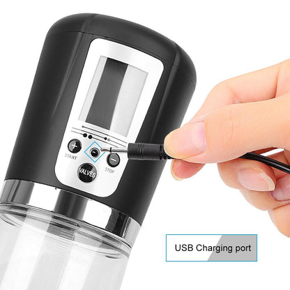 ของเล่นทางเพศไฟฟ้า VATINE สำหรับผู้ชาย อุปกรณ์เพิ่มขนาดและยืดขยายองคชาต อุปกรณ์ช่วยสำเร็จความใคร่ชาย ปั๊มสุญญากาศสำหรับเพิ่มขนาดองคชาต ปั๊มสำหรับองคชาตแบบอัตโนมัติ