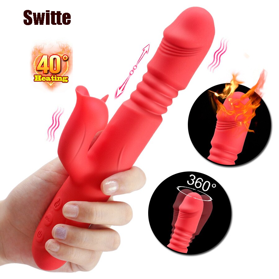 เครื่องสั่นอุณหภูมิแบบหมุน, เครื่องสั่นจี-สปอตแบบยืดหดได้, อุปกรณ์กระตุ้นคลิตอริสทางทวารหนัก, ของเล่นทางเพศสำหรับผู้หญิงช่วยสำเร็จความใคร่