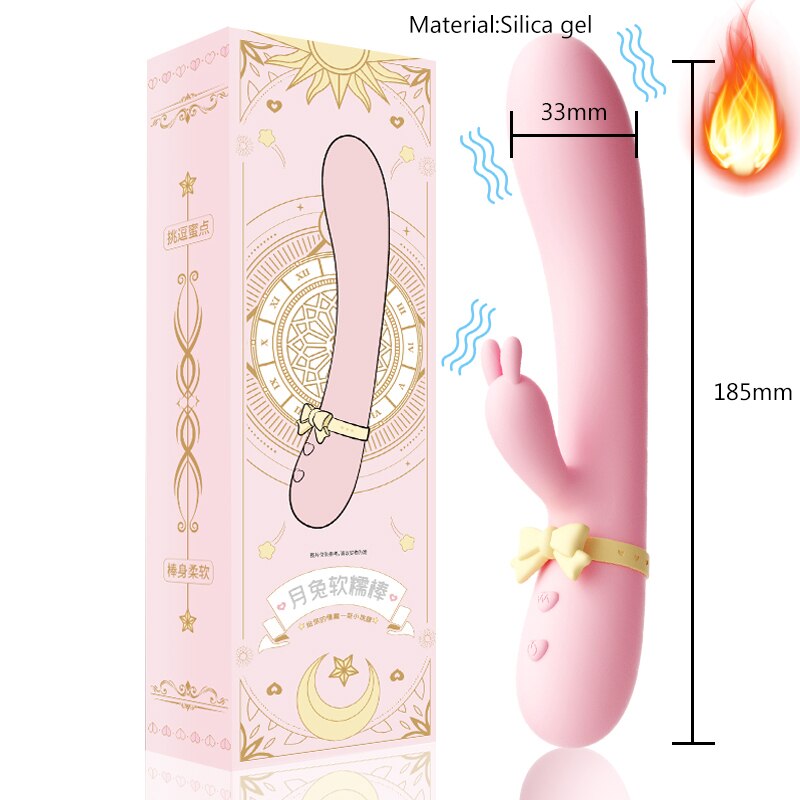 Women Vibrator Sex Toy Silicone Rabbit Vibrator USB Waterproof G-Spot Clitoral Stimulator UYO