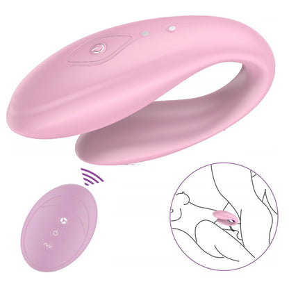 Wireless Remote Control Vibrator คู่หูเครื่องสั่นสะเทือนแบบสวมใส่ได้ ดิลโด้กระตุ้นช่องคลอดและปุ่มคลิตอริส อุปกรณ์เซ็กซ์ทอยสำหรับผู้หญิงสำหรับการช่วยตัวเอง