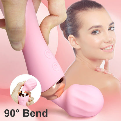 Wand Av Stick Dildo Vibrator ของเล่นทางเพศสำหรับผู้หญิงผู้ใหญ่ เครื่องกระตุ้น G Spot Clitoris Massager สินค้าเซ็กซี่