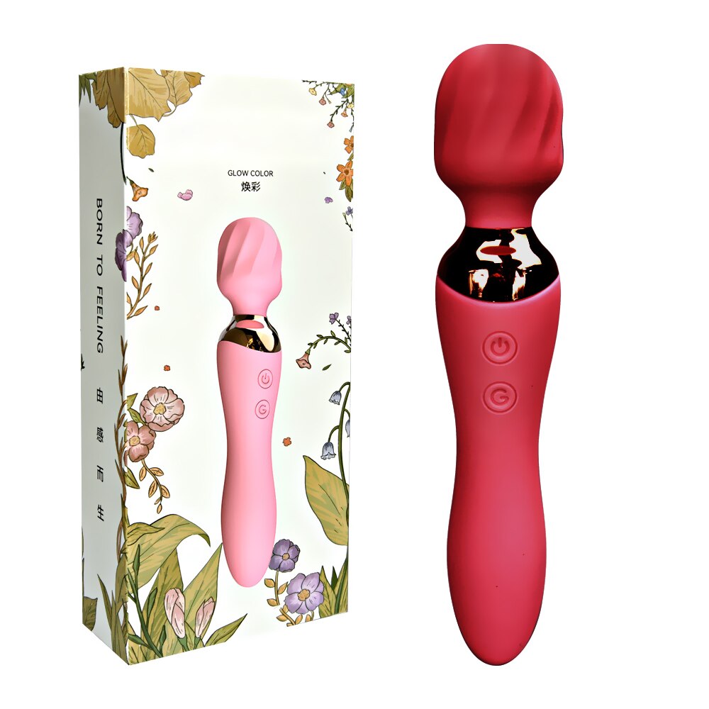 Wand Av Stick Dildo Vibrator ของเล่นทางเพศสำหรับผู้หญิงผู้ใหญ่ เครื่องกระตุ้น G Spot Clitoris Massager สินค้าเซ็กซี่