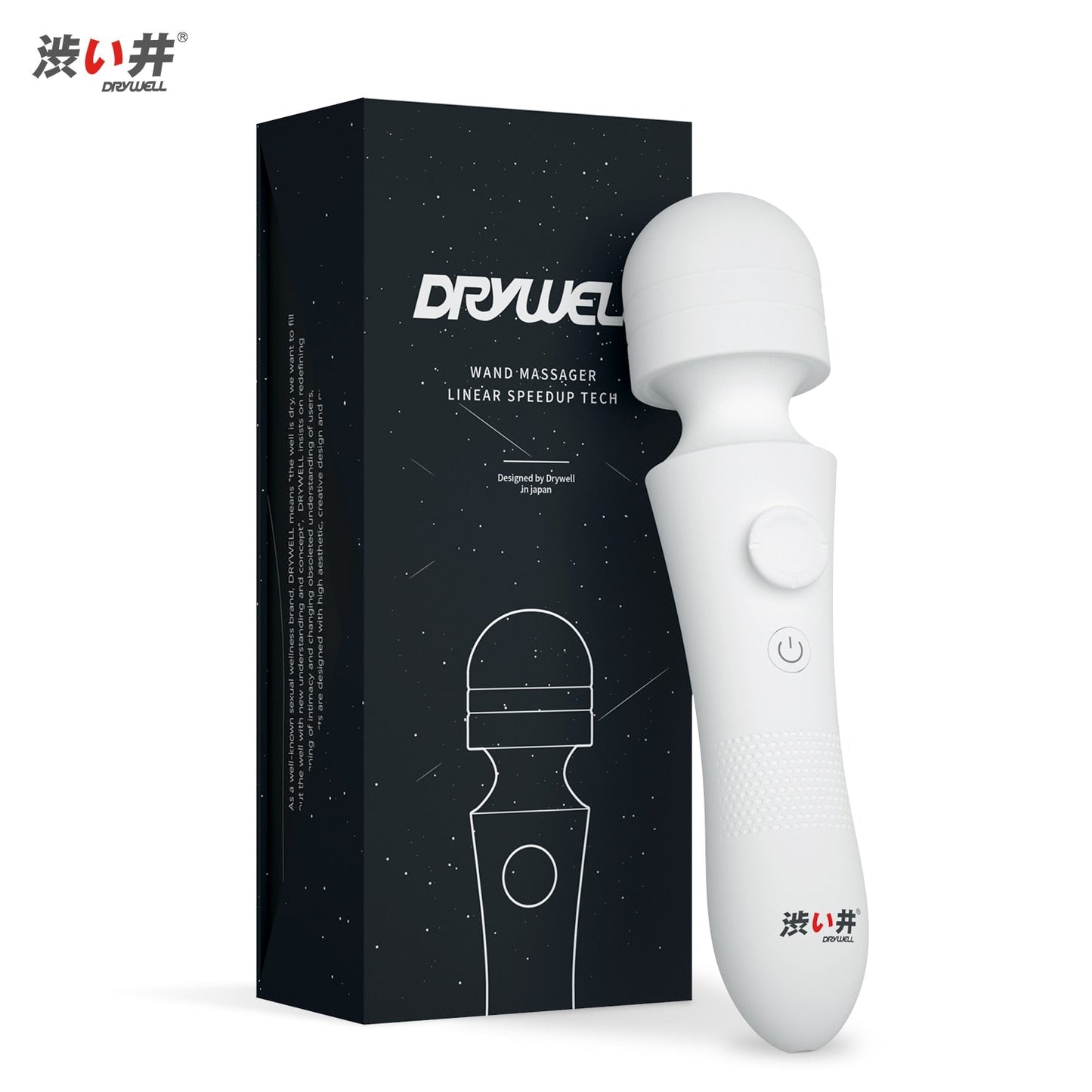Drywell/涉井 เครื่องนวดแบบสั่นรูปแท่งทรงพลัง ระบบเร่งความเร็วเชิงเส้น 3 ระดับความแรง 6 ระดับความถี่ ของเล่นสำหรับผู้หญิง