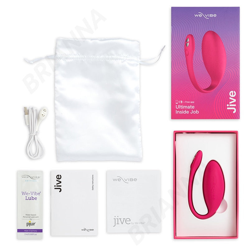We-Vibe Jive Bullet App ควบคุม Vibrator สำหรับคู่รัก ซิลิโคนสวมใส่ ของเล่น APP 18 Vibrators หญิง G Spot กระตุ้น