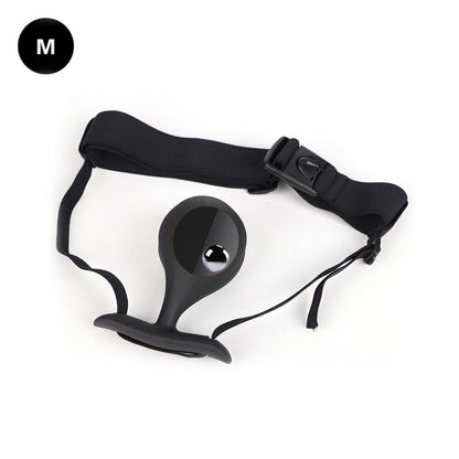 Wearable Anal Plug with Built-in Steel Ball Butt Plug Anal Toys Female Masturbation Tool Prostate Stimulator Sex Toys for Woman