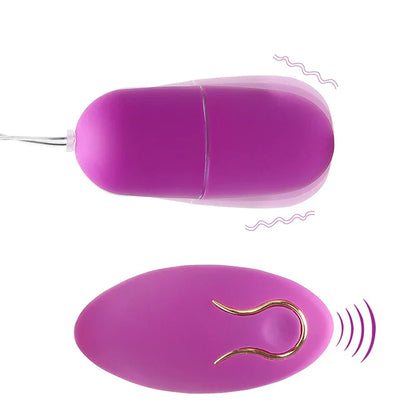 ของเล่นทางเพศไวเบรเตอร์ G-spot แบบไร้สายสำหรับผู้หญิง รีโมทควบคุมได้ 10 ระดับ ไข่สั่นกระตุ้นคลิตอริส ของเล่นนวดช่องคลอด