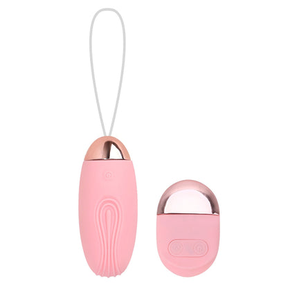 รีโมทคอนโทรลไร้สาย เครื่องนวดไข่สั่น 10 ระดับ ชาร์จ USB ของเล่นทางเพศสำหรับผู้หญิง กระตุ้นคลิตอริส จุด G เครื่องนวดช่องคลอด