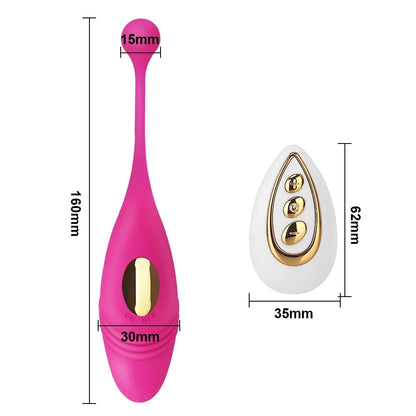 เครื่องสั่นควบคุมไร้สาย ลูกบอลจีน ตัวกระตุ้น G-spot และคลิตอริส ไข่รักสำหรับช่องคลอด ของเล่นทางเพศสำหรับผู้หญิง 18+ ร้านค้าเซ็กซ์สำหรับผู้ใหญ่