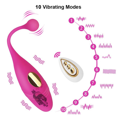 เครื่องสั่นควบคุมไร้สาย ลูกบอลจีน ตัวกระตุ้น G-spot และคลิตอริส ไข่รักสำหรับช่องคลอด ของเล่นทางเพศสำหรับผู้หญิง 18+ ร้านค้าเซ็กซ์สำหรับผู้ใหญ่