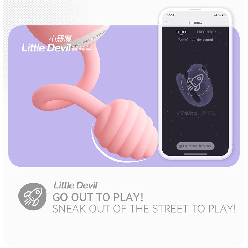 Bluetooth App Vibrator for Women Wireless Vibrating Egg Couples Toy