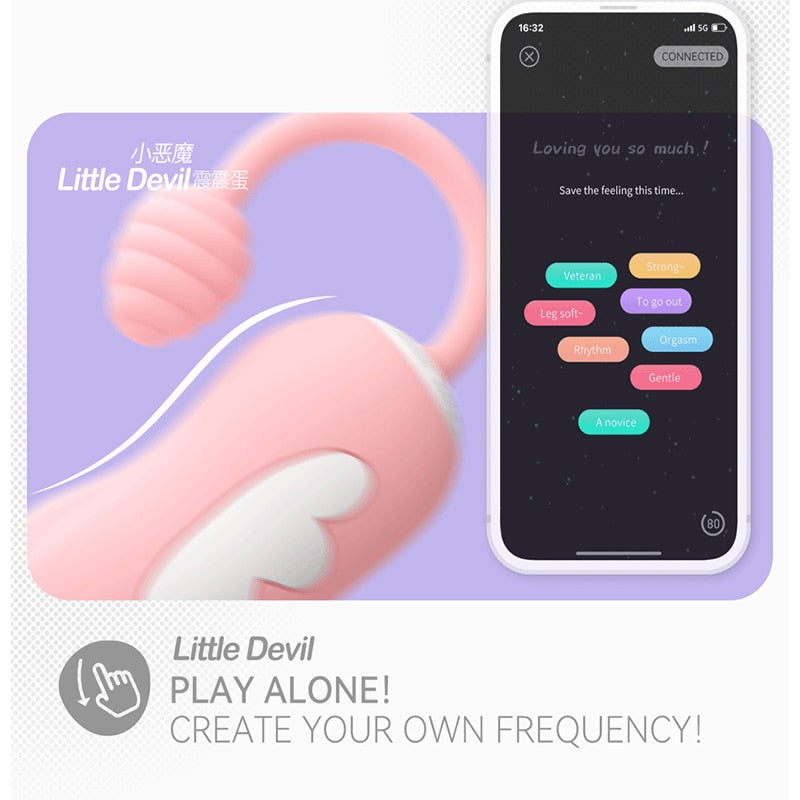 Bluetooth App Vibrator for Women Wireless Vibrating Egg Couples Toy
