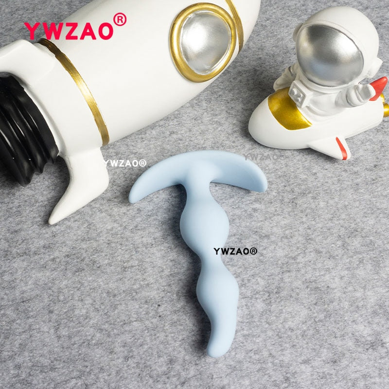 YWZAO Ass ของเล่นผู้หญิงสำหรับผู้ชาย อุปกรณ์อีโรติกซิลิโคนสำหรับผู้ใหญ่ 18 ของเล่น BDSM ก้นใหญ่ เครื่องนวดต่อมลูกหมาก อุปกรณ์เสียบก้น G05