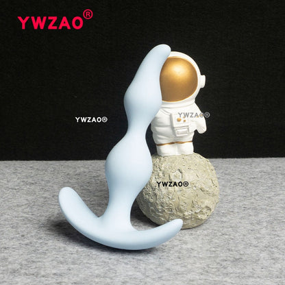 YWZAO Ass ของเล่นผู้หญิงสำหรับผู้ชาย อุปกรณ์อีโรติกซิลิโคนสำหรับผู้ใหญ่ 18 ของเล่น BDSM ก้นใหญ่ เครื่องนวดต่อมลูกหมาก อุปกรณ์เสียบก้น G05