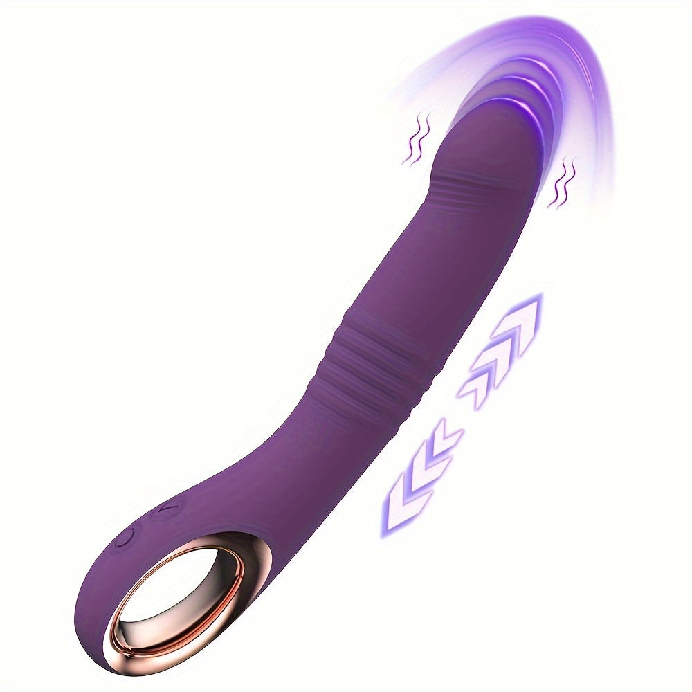 ของเล่นผู้ใหญ่แบบ USB ชาร์จได้สองฟังก์ชัน: 10 โหมดการสั่นและการกระตุ้น การออกแบบซิลิโคนสมจริง เหมาะสำหรับผู้หญิงและคู่รัก
